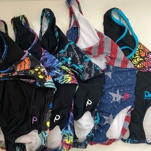 5 pack plum practice wear leotards